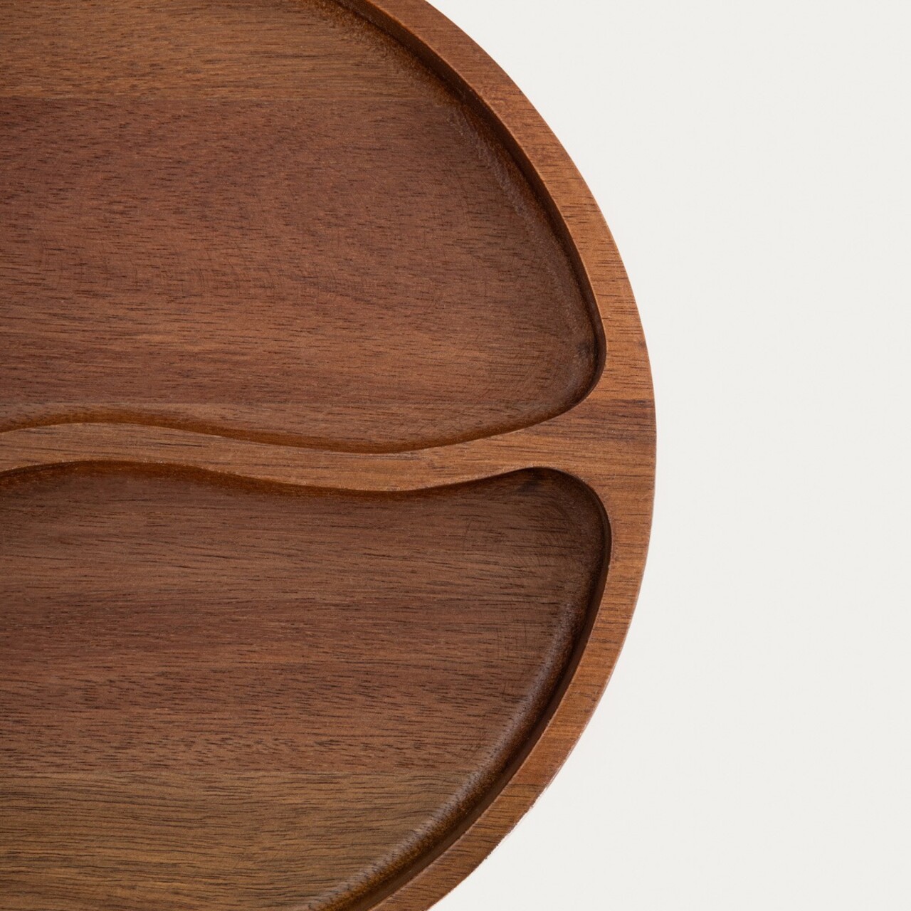 Platou Mooka, Homla, 26 cm, lemn, maro - imagine 3
