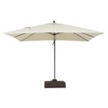 Umbrela cu brat lateral, Jupiter, L.300 l.300 cm, aluminiu, natur/gri