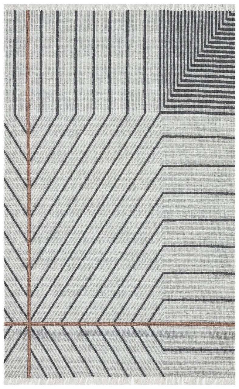 Covor, As 05 Grey , 80x300 cm, Bumbac, Multicolor - 2 | YEO