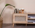 Comoda TV, Wolina, Goose, 55x180x41 cm, Corp: PAL 100% MELAMINAT, Stejar