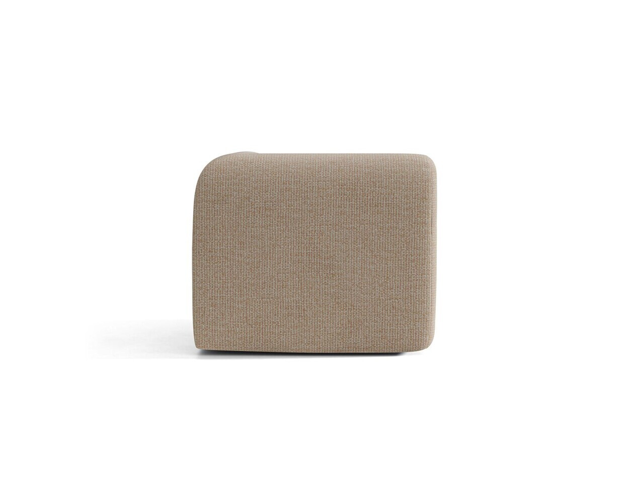 Modul coltar, Neo, Micadoni Home, 100x100x83 cm, tesatura Chenille Silencio, bej sand — imaginea 5