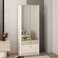 Dulap multifunctional, Hanah Home, Valento, 70x180x40 cm, Piatră Lunii / Travertin