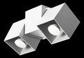 Lampa de tavan Lampex, Kraft 2B White, GU10, 40W