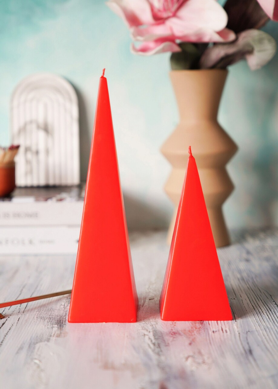 Set 2 lumanari, MUM0230, Caramiziu