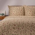 Lenjerie de pat pentru o persoana Karina, Homla, 2 piese, 140x200 cm, bumbac, multicolor
