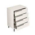 Set dormitor pentru copii, Locelso, ON26-W, Alb