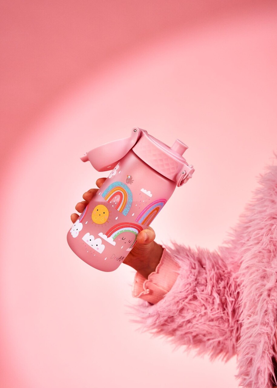 Sticla apa pentru copii, recyclon, 350ml, Rainbows - Ion8 - imagine 5