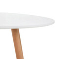 Masuta de cafea Travesa, Homla, 110x60x45 cm, lemn/MDF, alb/natur