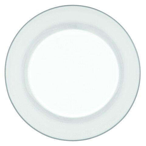 Farfurie plata, Vidivi, Rialto, 22 cm Ø, sticla, transparent mezoni.ro