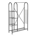 Cuier de perete, Puqa Design, Peter, 105x163x31 cm, Metal, Negru