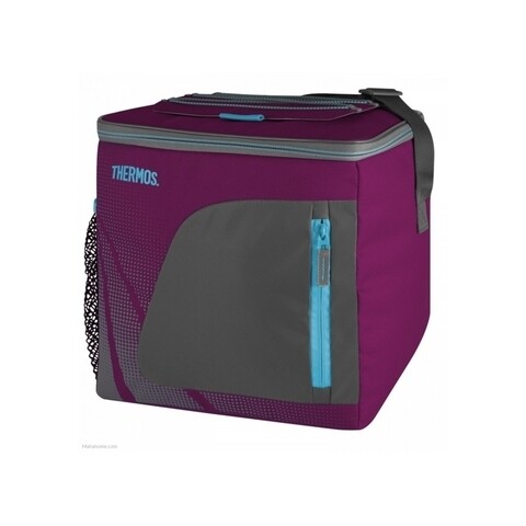 Geanta termoizolanta, Thermos, 16 L, poliester/polietilena, roz/gri