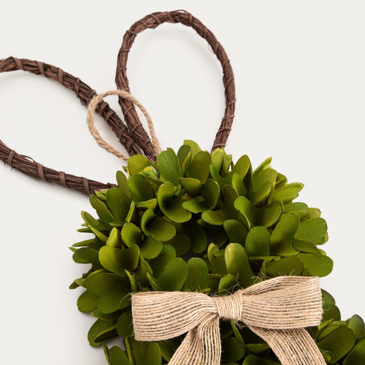 Decoratiune Kiri, Homla, 26x3x40 cm, plastic, verde - view 2