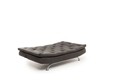 Canapea extensibila cu 3 locuri, Futon, 859FTN2896, Metal , Gri inchis