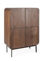 Bufet Orissa, Bizzotto, 90x42x120 cm, lemn de mango/MDF, maro