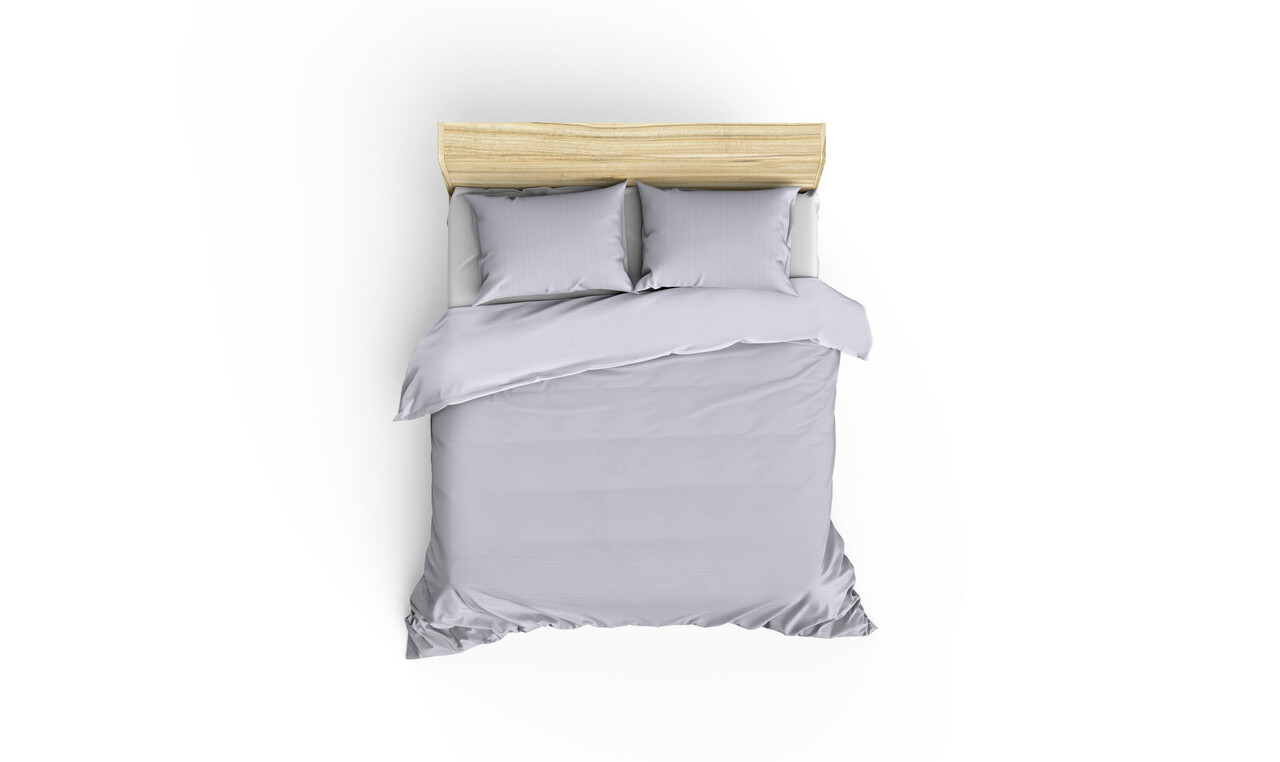Lenjerie de pat dubla (ES), L'essentiel Maison, Line, Alb