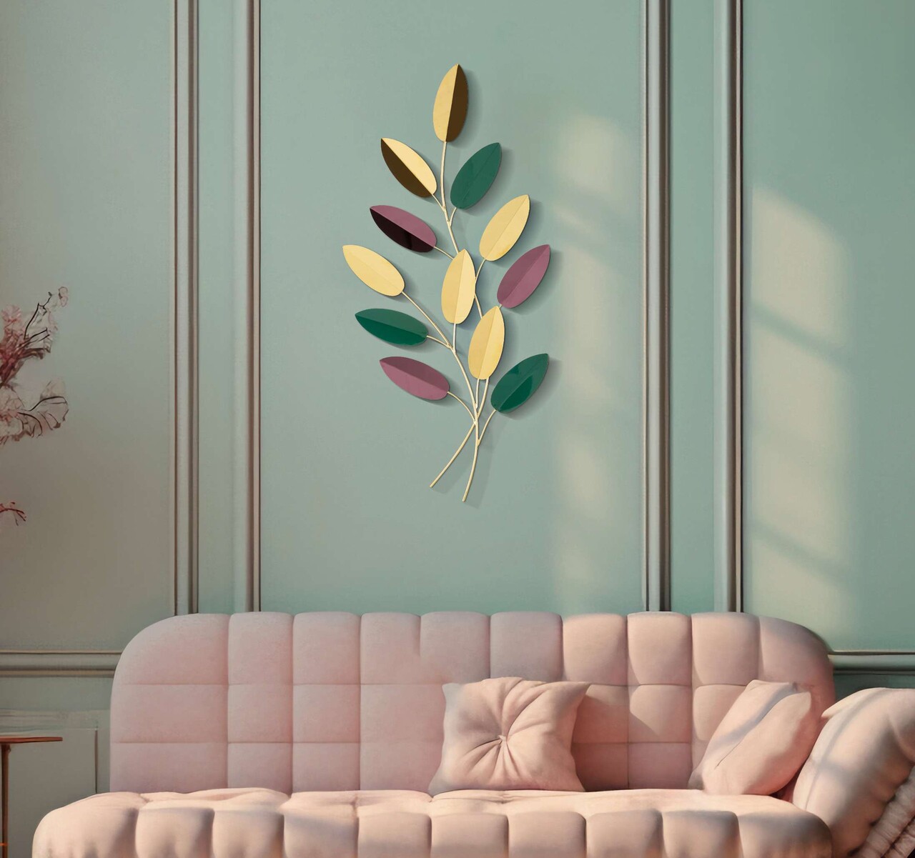 Decoratiune de perete Colorful, Mauro Ferretti, 31x1.9x61 cm, fier, multicolor - 2 | YEO