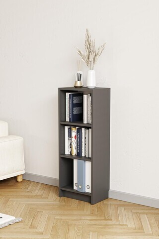 Corp biblioteca, Hanah Home, Bili3 40, 40x105x28 cm, Antracit