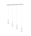 Lustra Marley, TRIO, 75x9x150 cm, 35W, 4x GU10, metal, alb