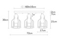 Lustra, Alby, 525NOR1506, Metal, Negru
