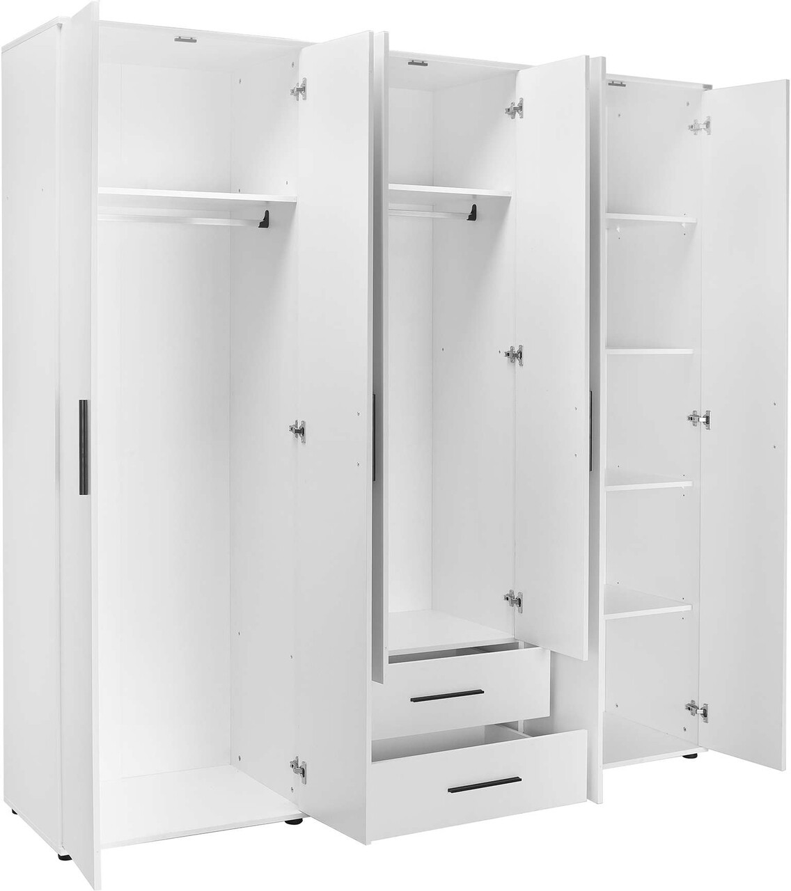 Dulap pentru haine, Adore, White, Alb - 3 | YEO