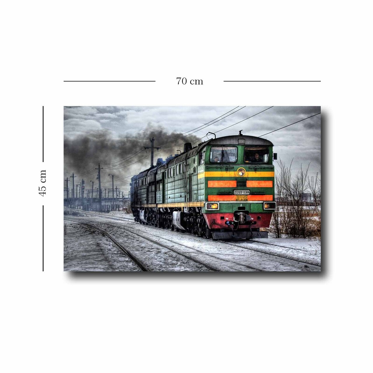 Tablou decorativ, 45702021C-066, Lemn, Multicolor - view 3