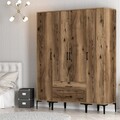 Dulap pentru haine, Hommy Craft, Kumsal STS, 160x47.5x201.4 cm, PAL, Maro