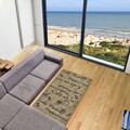 Covor pentru bucatarie Sharp, Decorino, 160x230 cm, polipropilena, grej