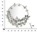 Oglinda decorativa Round, Mauro Ferretti, Ø 74 cm, fier, argintiu