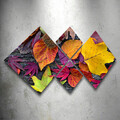 Set 4 tablouri decorative, 4MDF151501832, MDF, Imprimat UV, Multicolor