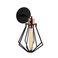 Aplica de perete, Oylat - N-1042, Alby, 18 x 40 cm, 1 x E27, 40W, negru