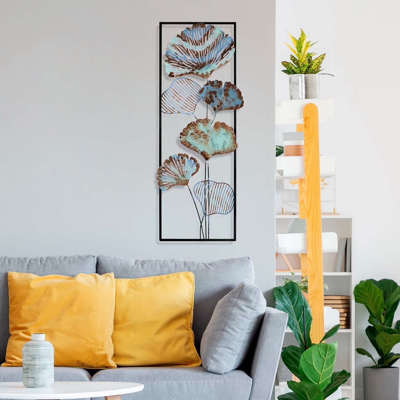 Decoratiune de perete, Fig 3, Dimensiuni: 32 x 90 x 4 cm, Multicolor - view 4