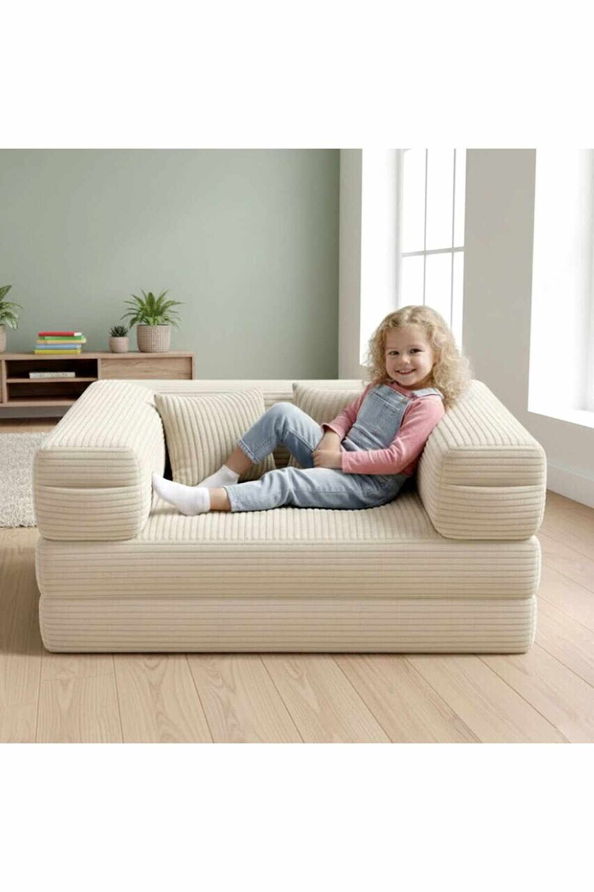 Canapea extensibilă pentru copii, Atelier del Sofa, 326NYR1105, Crem
