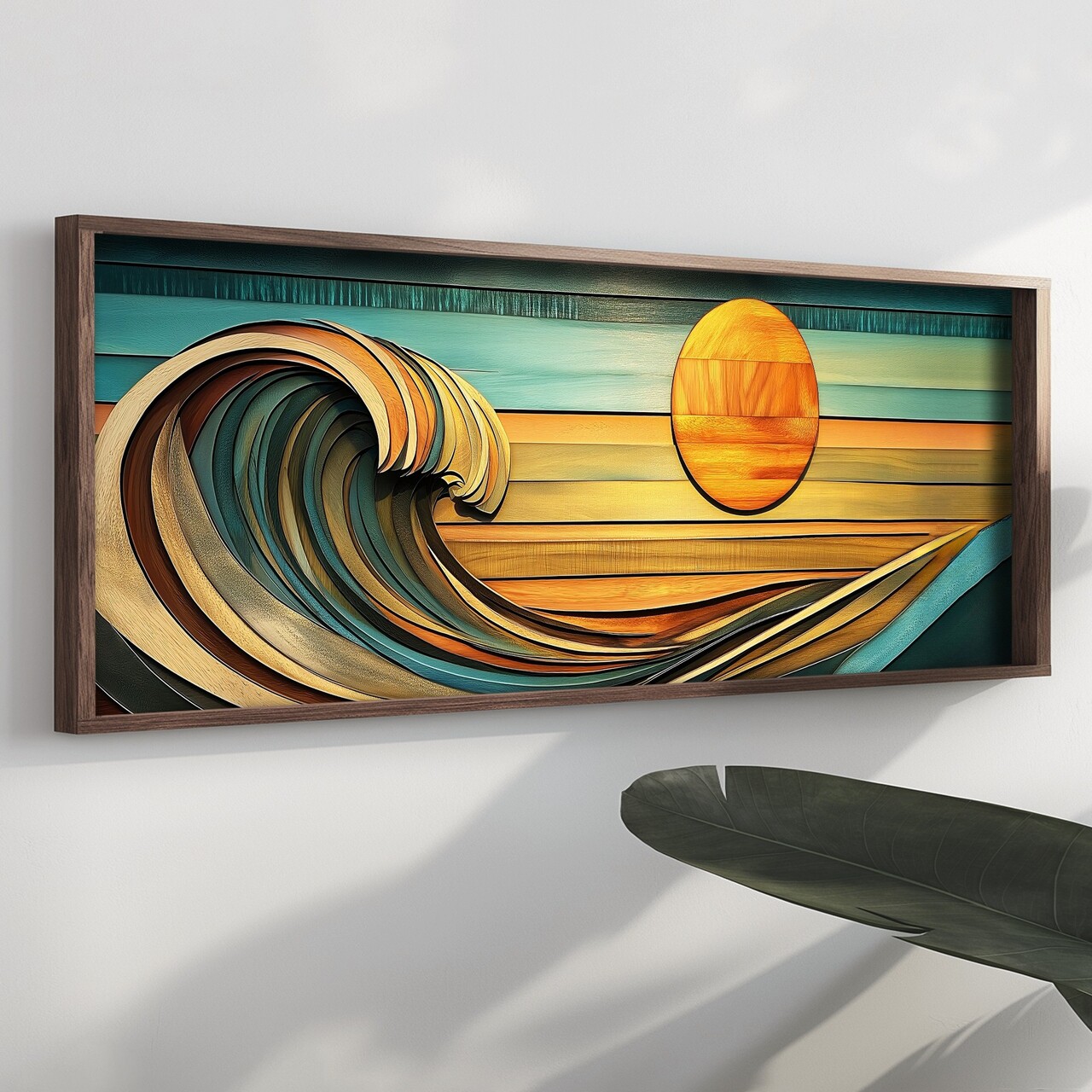 Tablou decorativ, EMR030, Lemn, Multicolor - view 2