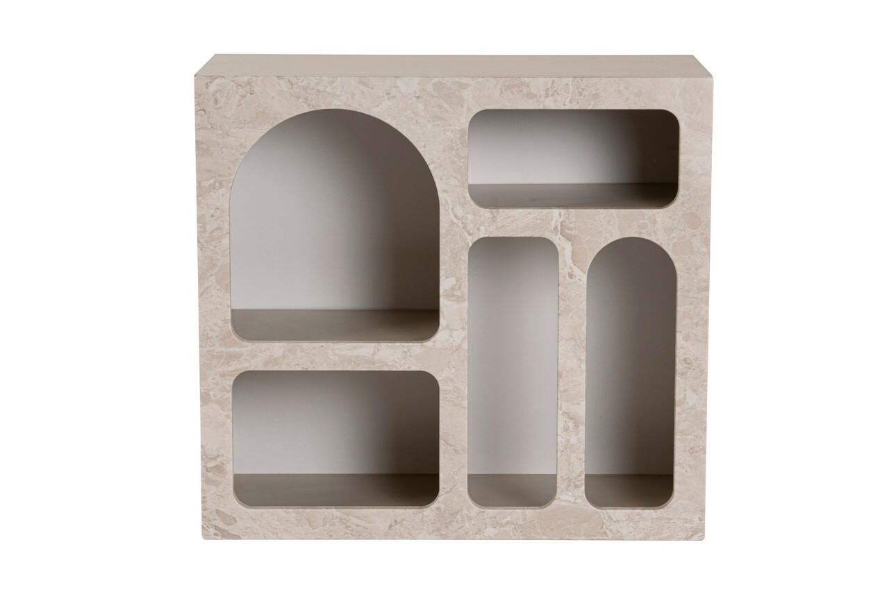 Consola, Nordure, Lessa, 80x74x37 cm, Travertin / Gresie - imagine 4