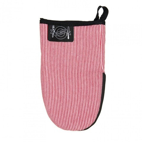 Manusa de bucatarie heinner, 14.5x 24.5 cm, bumbac/poliester/neopren , rosu