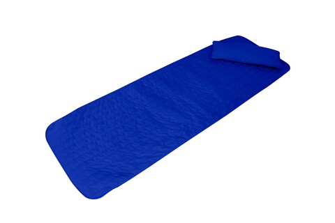 Set saltea si perna pentru sezlong Bedora Summer 60×190 cm, Albastru