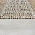 Covor Medina Jute Natural/Grey, Flair Rugs, 120x170 cm, iuta/lana, natural/gri