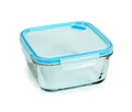 Caserola patrata cu capac, Snips, Lock Glass, 0.8 L, sticla