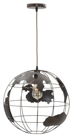 Lustra world industry, mauro ferretti, Ø40 cm, 1 x e27, 20w, fier
