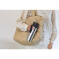 Sticla termos, Brabantia, Make&Take, 10x7.1x22.6 cm, 500ml, otel, gri inchis