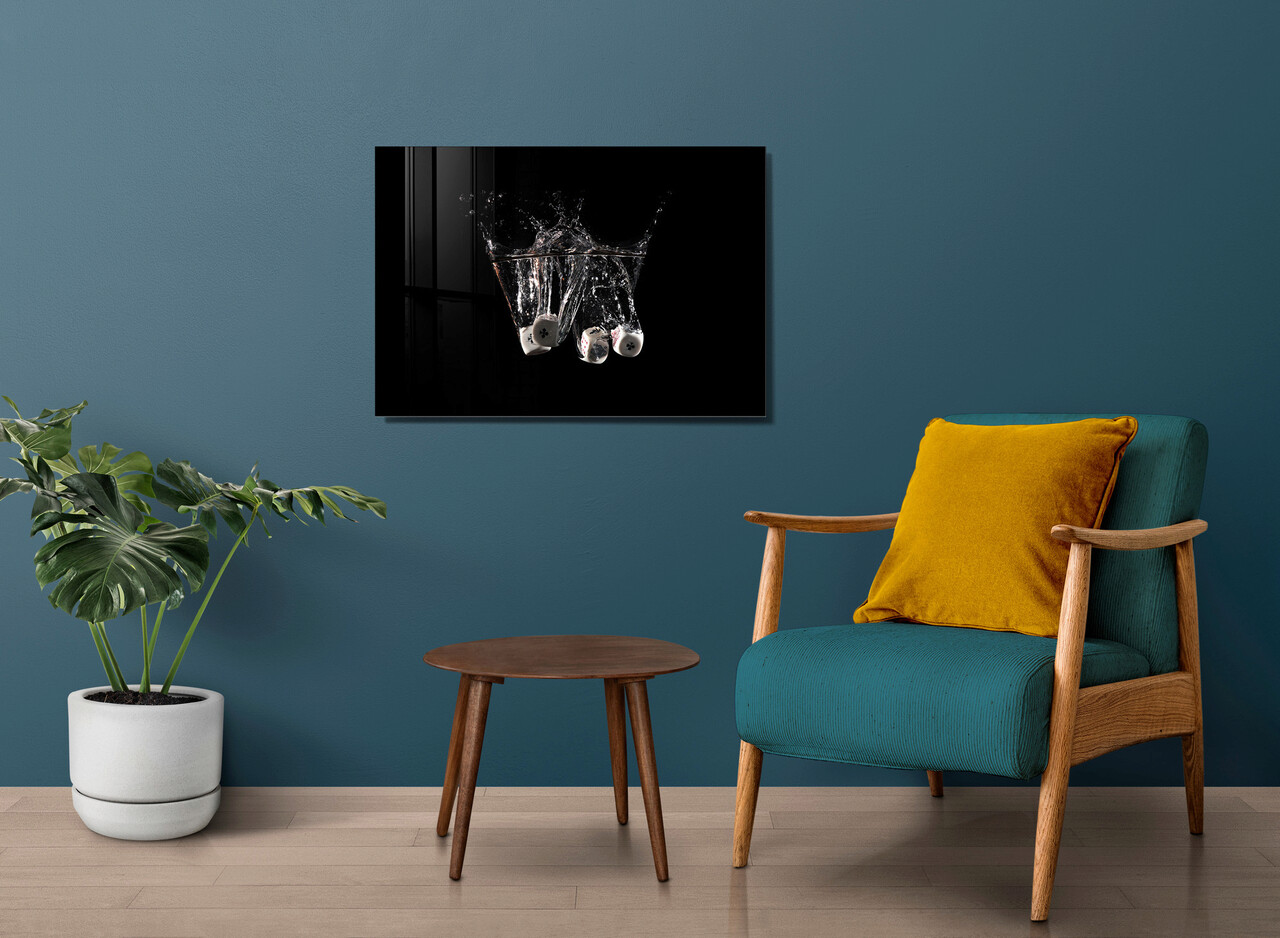 Tablou decorativ, 1181, Sticla temperata, 30 x 45 cm, Multicolor - 1 | YEO