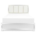 Pat Queen Size, Opera, cu somiera inclusa, 161 x 217 x 130 cm, mdf/piele ecologica
