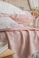 Set cuvertura de pat dubla 3 piese, L'essentiel Maison, Pamela, Roz pudra