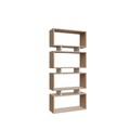 Corp biblioteca, Colman, Langdon, 72.5x25x161 cm, PAL, Stejar / Alb