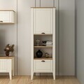Dulap multifunctional, Hanah Home, Marlo, 63x180x46 cm, Coș adânc / Piatră Lunii