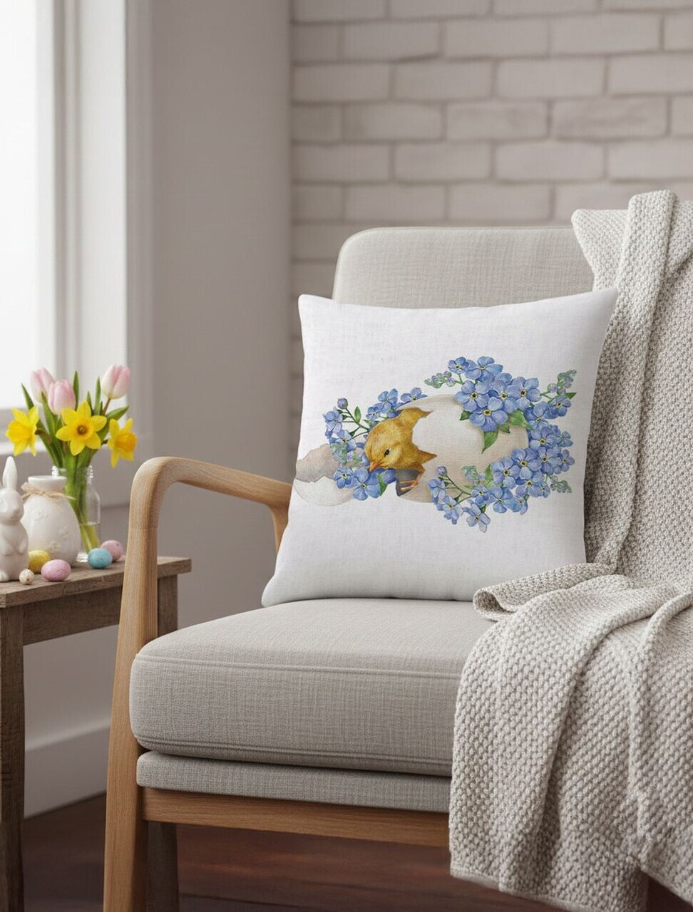 Husa de perna, Pillow 0016, 43x43 cm, Multicolor — imaginea 2
