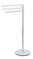 Suport prosoape baie, Wenko, Polvano, 54.5 x 89 x 30 cm, inox, gri