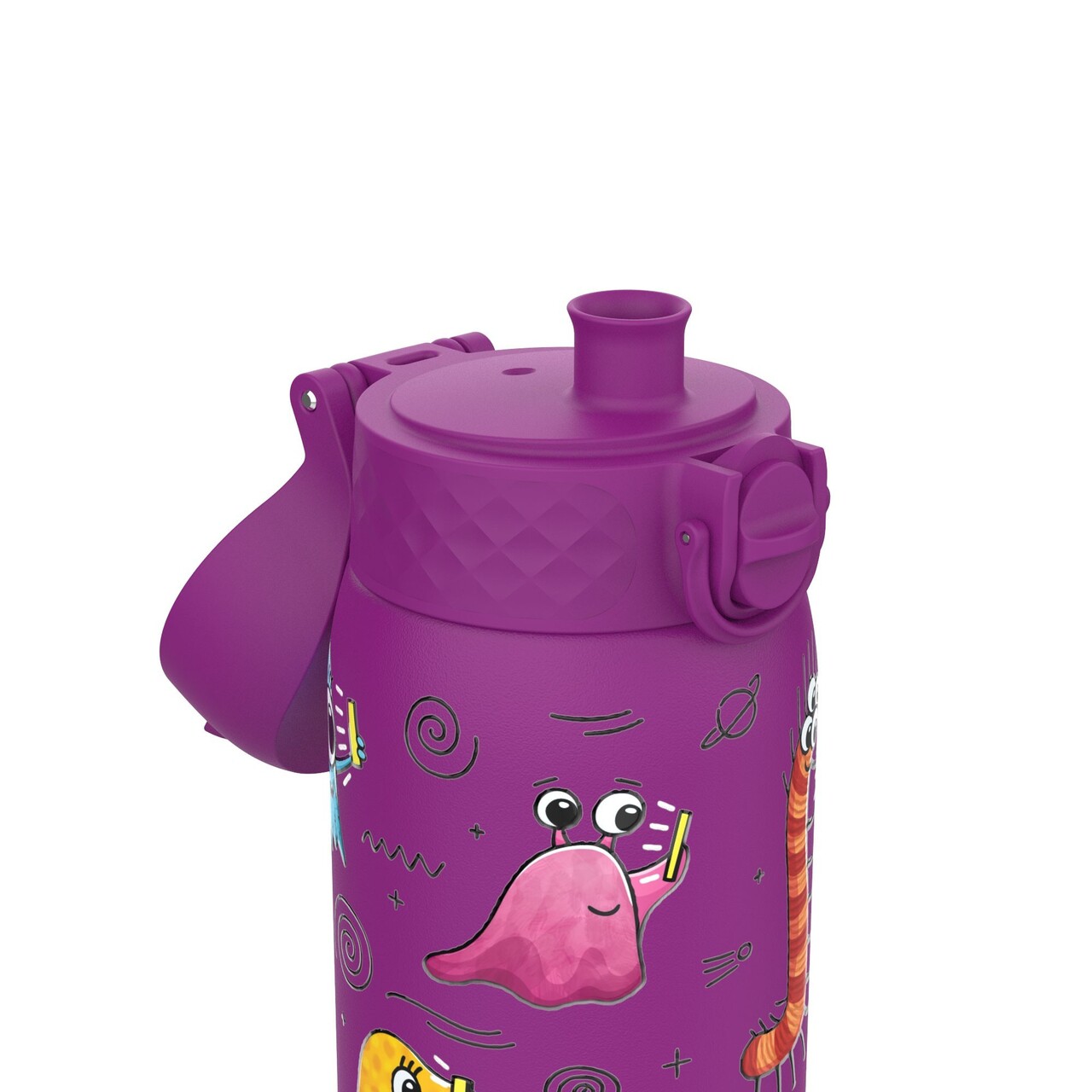 Sticla apa pentru copii, inox, 400ml, Aliens - Ion8 - view 2