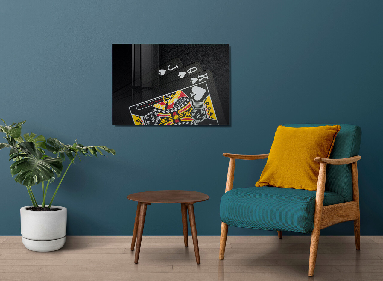 Tablou decorativ, 1190, Sticla temperata, 30 x 45 cm, Multicolor - 1 | YEO