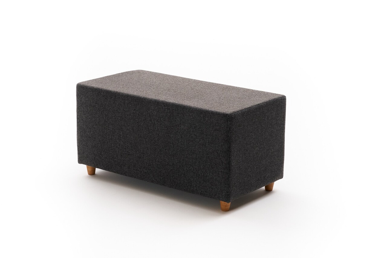 Taburet, Atelier del Sofa, 825BLC5182, Lemn, Fumuriu - view 4